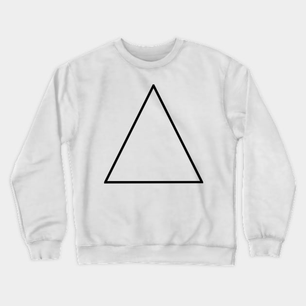 Fire Element Symbol Crewneck Sweatshirt by luckylucy